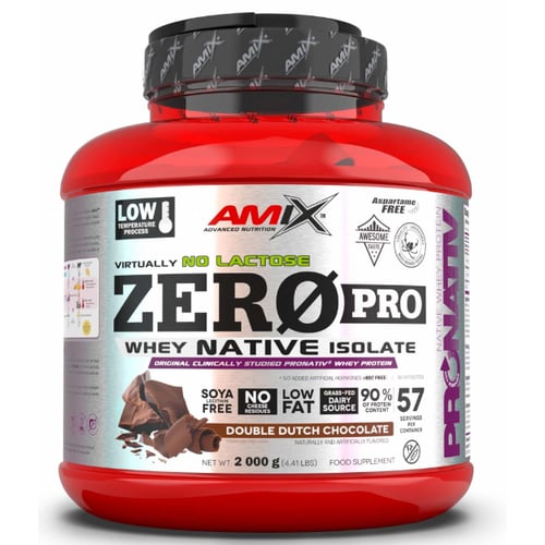 Протеїн Amix ZeroPro Protein 2000 g / 57 servings / double dutch chocolate