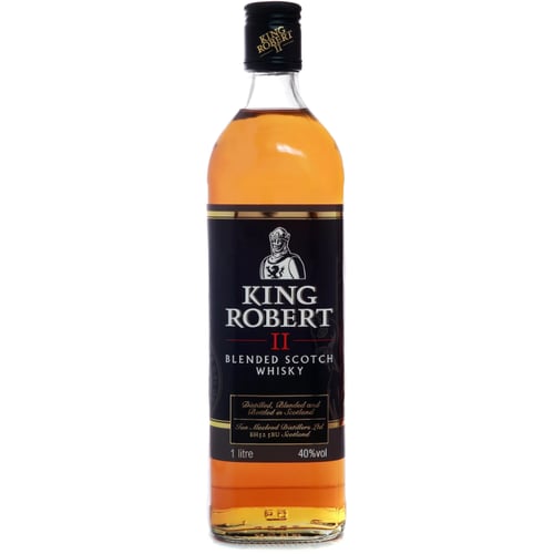 Віскі King Robert II Blended Scotch Whisky 40% (1 л) (MAR5010852004328)