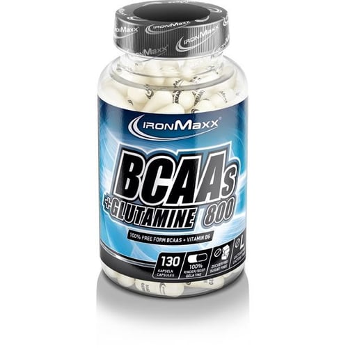 Аминокислота для спорта IronMaxx BCAAs + Glutamine 800 130 Capsules