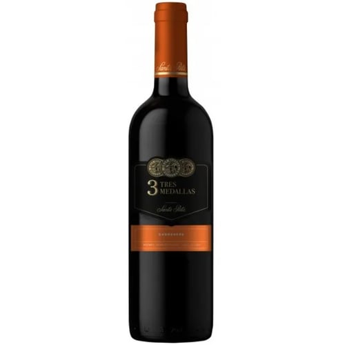 Вино Santa RitaTres Medallas Carmenere красное, сухое 14.5% (0.75 л) (MAR7804330006755)