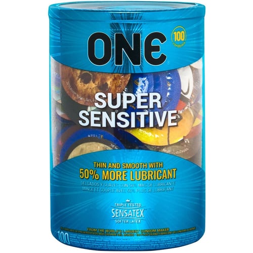 Набір презервативів ONE Super Sensitive 100 шт.