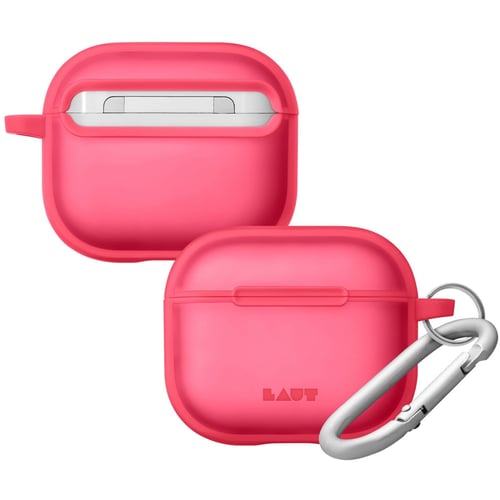 Чохол для навушників LAUT Huex with Belt Bubble Gum (L_AP4_HX_P) для Apple AirPods 3