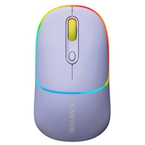 Мишка Canyon MW-22 Dual Band RGB Wireless Mountain Lavender (CNS-CMSW22ML)