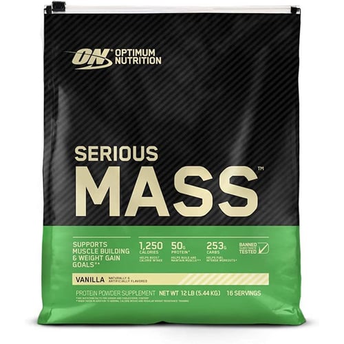 Гейнер Optimum Nutrition Serious Mass 5440 g /16 servings/ Vanilla