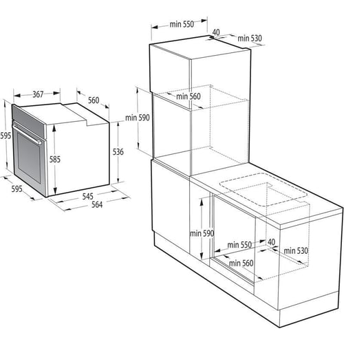 Духова шафа електрична Gorenje BOS67371CLI