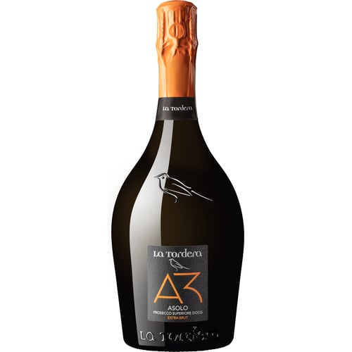 Ігристе вино La Tordera Asolo Prosecco Superiore DOCG Extra Brut, біле екстра-брют, 0.75 л 11.5% (STA1061-21)