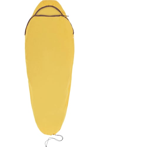 Вкладыш в спальник Sea to Summit Reactor Sleeping Bag Liner, Sulfur Yellow, Standart, Mummy w/ Drawcord, 198 см (STS ASL031061-190906)