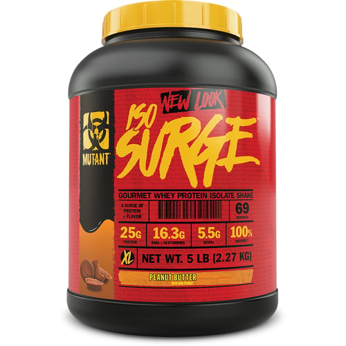 Протеин Mutant Iso Surge 2270 g /73 servings/ Peanut Butter