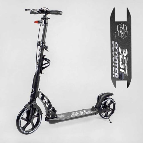 Самокат двоколісний Best Scooter чорний (24215)