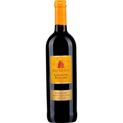 Вино Sizarini Sangiovese Rubicone IGT, червоне сухе, 0.75л 11.5% (DIS8011510017596)