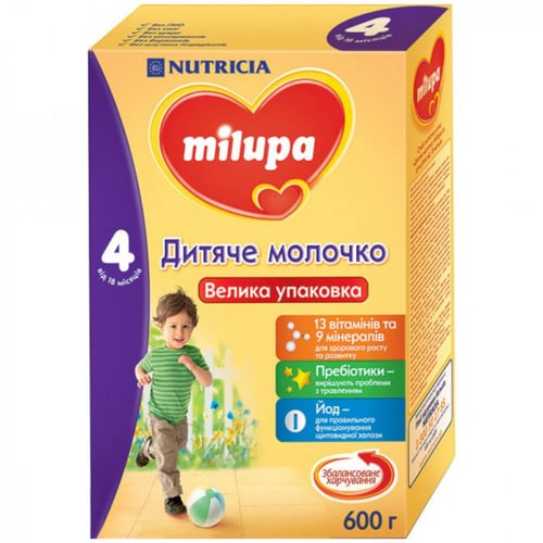 Milupa молочная смесь 600 г №4