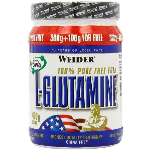 Аминокислота для спорта Weider L-Glutamine 400 g /80 servings/ Pure