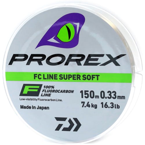 Флюорокарбон Daiwa Prorex FC Line Super Soft 0.33mm 7.4kg 150m (12995-133)