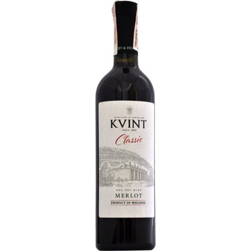 Вино Kvint Merlot, красное сухое, 0.75л 12.8% (PRV4840709001122)