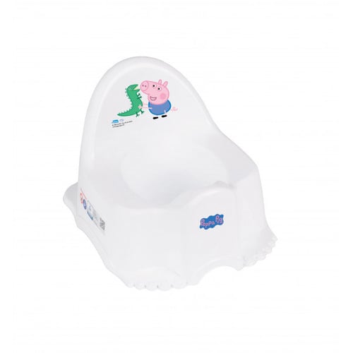 Горщик антиковзний музичний Tega Peppa Pig PO-066 white/blue