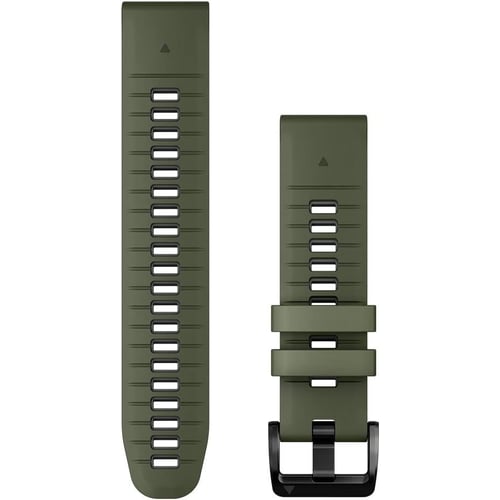 Ремінець Garmin QuickFit 22 Watch Bands Moss/Graphite Silicone (010-13280-07)