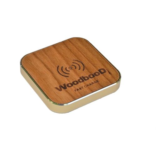 Зарядний пристрій WoodbooD Wireless Charge Standart Gold