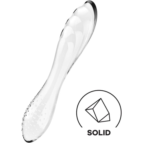 Скляний дилдо Satisfyer Dazzling Crystal 1 (Transparent)