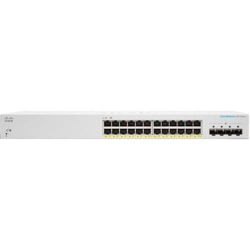 Сетевой коммутатор Cisco CBS220-24P-4G-EU