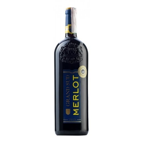 Вино Grand Sud Merlot красное сухое 1л (VTS1312240)