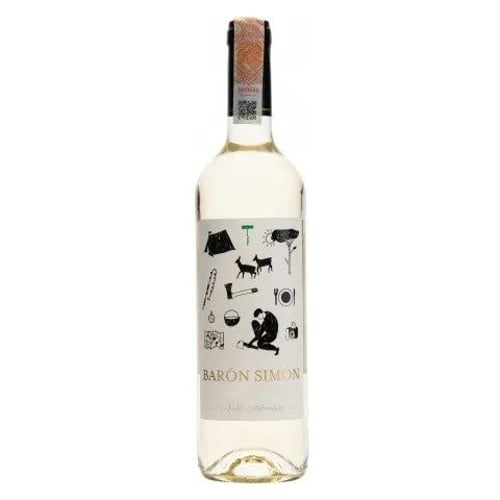 Вино Baron Simon White Semi-Sweet біле напівсолодке 0.75л (BWR0295)
