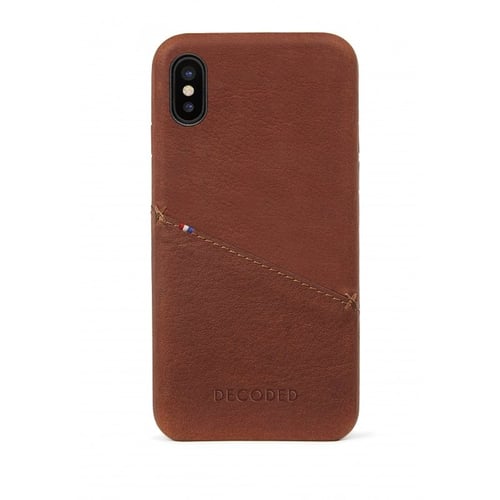 Чохол для iPhone Decoded Leather Brown (D7IPOXBC3CBN) for iPhone X/iPhone Xs