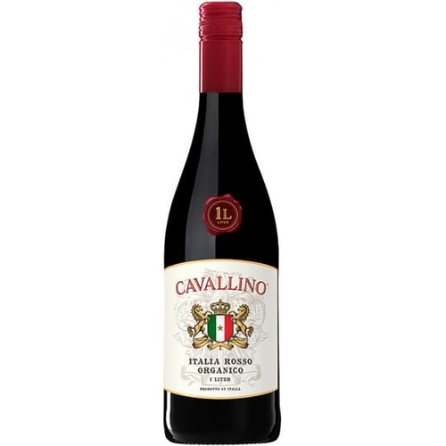 Вино Mare Magnum Cavallino d'Italia Organic, красное сухое, 1 л (WNF7340048606837)