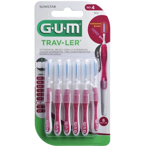 GUM TravLer Зубная щетка для межзубных промежутков 1.4 mm 6 шт