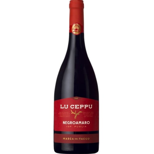 Вино Poggio le Volpi Lu Ceppu Negroamaro Puglia Igp 2021 красное полусухое 15% 0.75 л (WHS8055731070664)