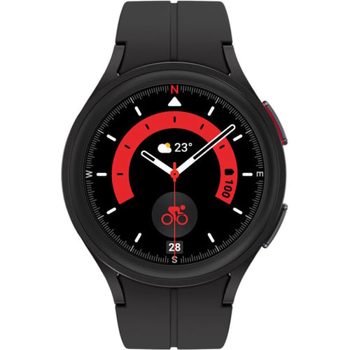 Samsung Galaxy Watch 5 Pro 45mm Black Titanium with Black D-Buckle Sport Band (SM-R920NZKA)
