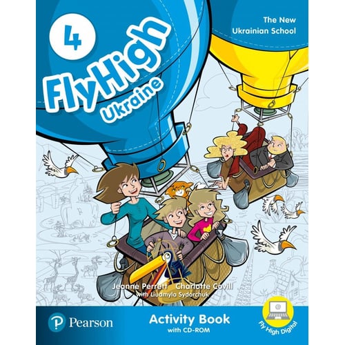 Fly High 4 Activity Book (Workbook) + CD UKRAINE