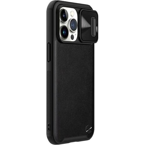 Чохол для iPhone Nillkin Leather Case Camshield Black для iPhone 13 Pro