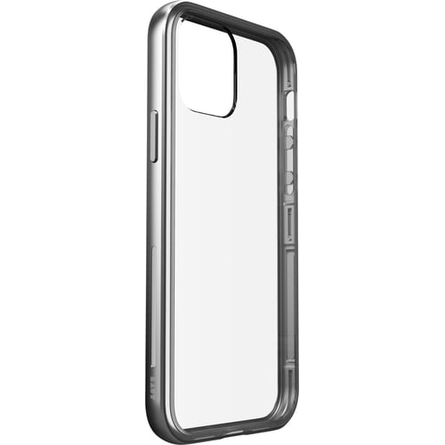 Чехол для iPhone LAUT Exoframe Clear/Silver (L_IP20S_EX_SL) for iPhone 12 mini