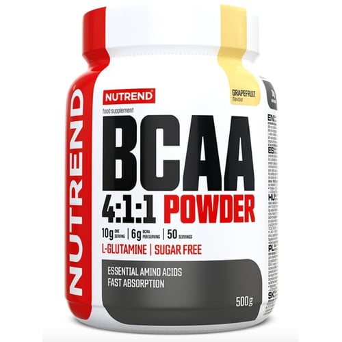 Аминокислота для спорта Nutrend BCAA 4:1:1 Powder 500 g / 50 servings / grapefruit