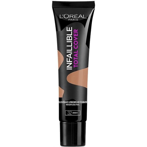 L'Oreal Paris Infallible Total Cover 24HR Foundation №32 Amber Тональный крем 35 ml