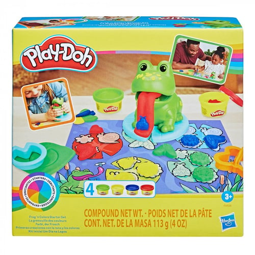 Ігровий набір Play-Doh Hasbro Жаба та кольори (F6926)