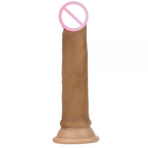 Фаллоимитатор Lovetoy 7" Dual-Layered Liquid Silicone Nature Cock, Brown