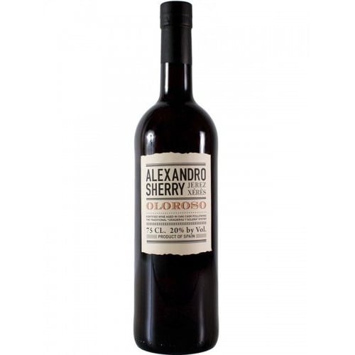 Херес Alexandro, Oloroso, 20%, белое сухое, 0,75 л (PRV8437012433298)