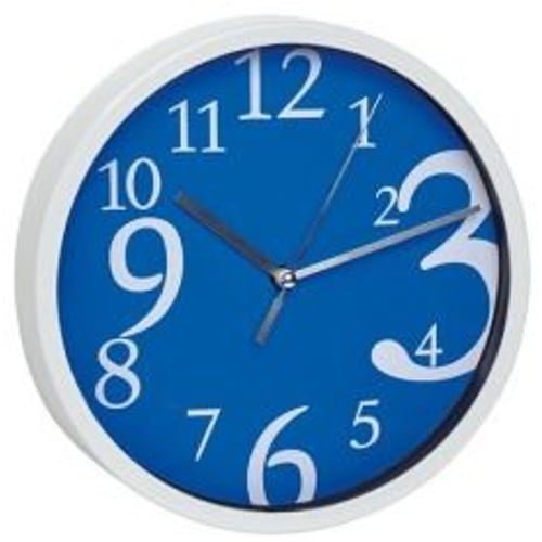 Часы настенные TFA d 200x35 мм синий (60303406)