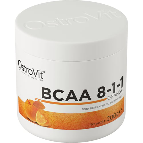 Амінокислота для спорту OstroVit BCAA 8-1-1 200 g / 40 servings / Orange