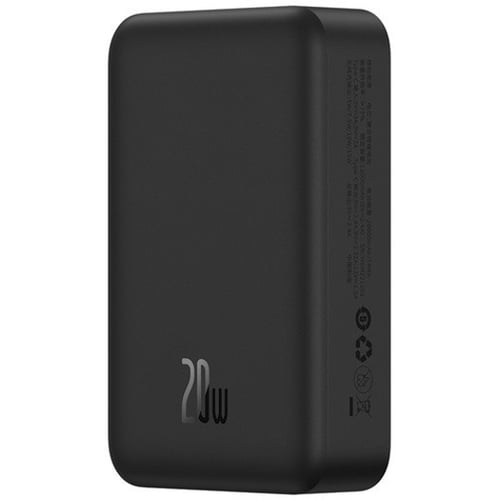 Зовнішній акумулятор Baseus Power Bank 20000mAh Magnetic Wireless 20W Black (PPCX150001)