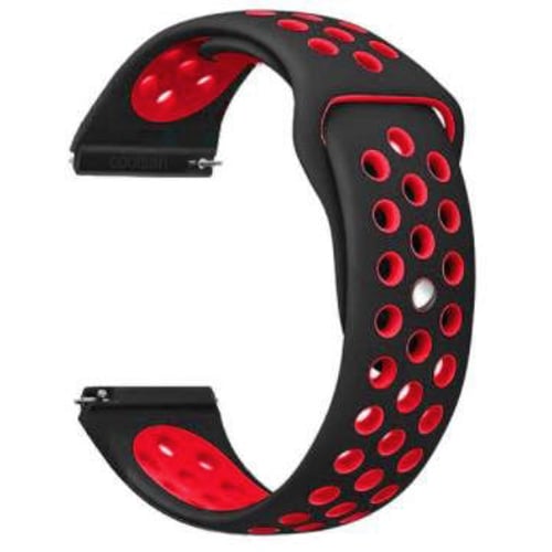 Becover Sport Band Vents Style Black-Red for Samsung Galaxy Watch 42mm / Watch Active / Active 2 40/44mm / Watch 3 41mm / Gear S2 Classic / Gear Sport (705695)