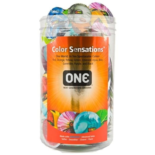 Набір презервативів ONE Color Sensations 100 шт.