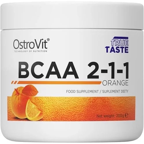 Амінокислота для спорту OstroVit BCAA 2-1-1 200 g /20 servings/ Orange