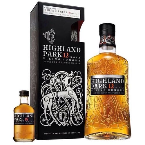 Набор Виски Highland Park Hitchhiker Pack, 12yo, 0.7л + 18yo, 0.05л (CCL1210815)