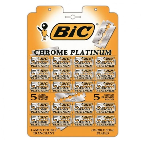 Bic Chrome Platinum Змінні леза класичні для верстата 100 шт.