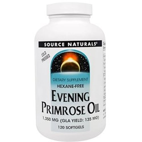 Source Naturals Evening Primrose Oil, 1350 mg, 120 softgels