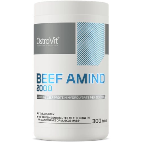 Амінокислота для спорту OstroVit Beef Amino 2000 mg 300 tabs / 150 servings