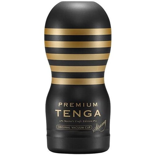 Мастурбатор Tenga Premium Original Vacuum Cup STRONG (глибока ковтка) із вакуумною стимуляцією