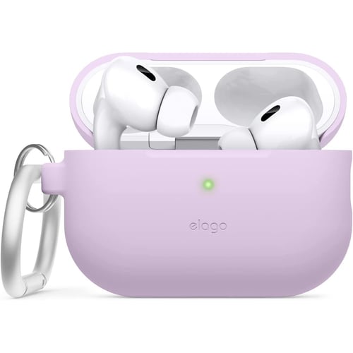 Чохол для навушників Elago Silicone Hang Case Lavender (EAPP2SC-HANG-LV) для Apple AirPods Pro 2